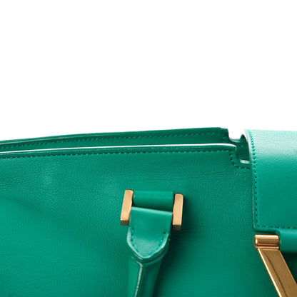 Saint Laurent Calfskin Medium Classic Y Cabas Green 9 of 14