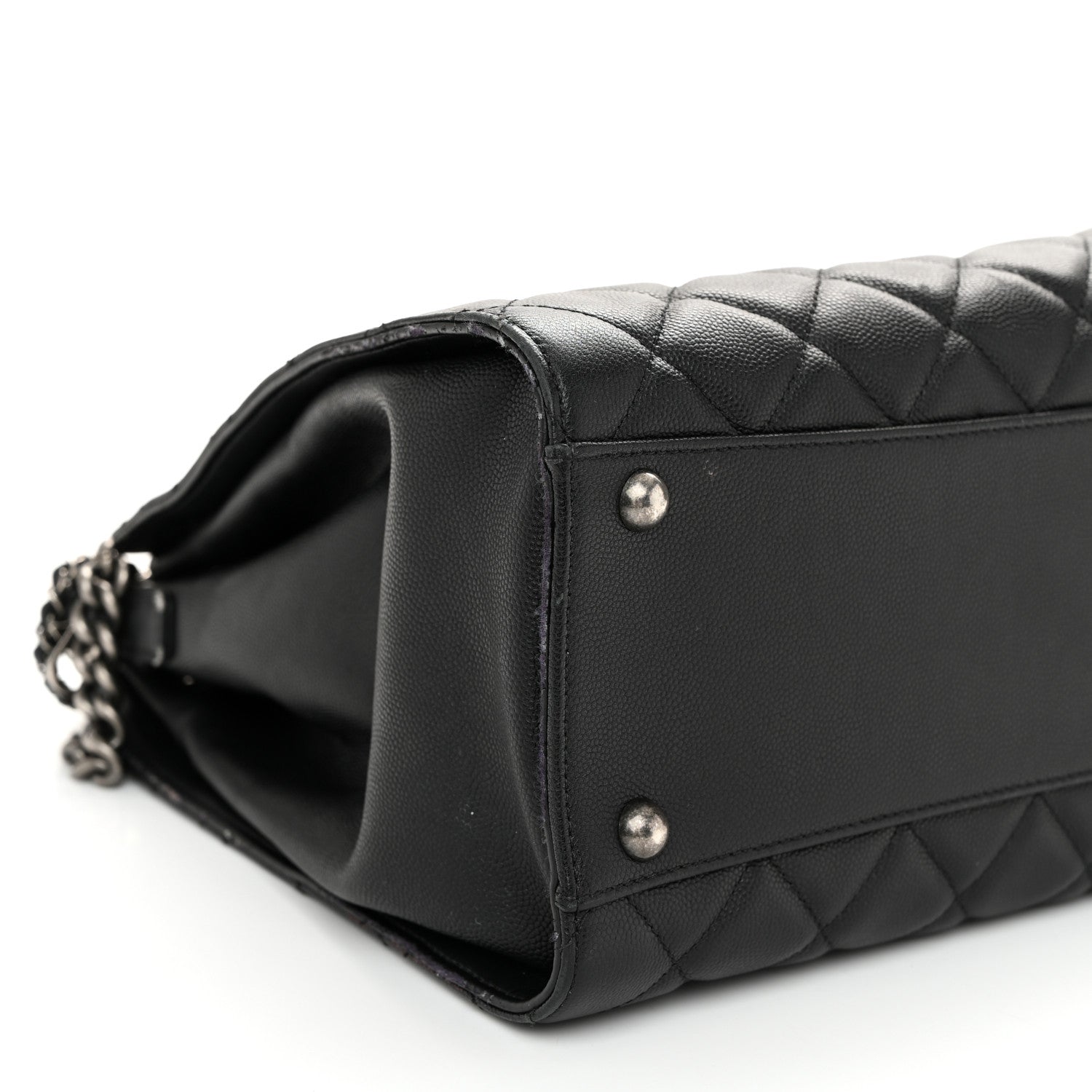 Chanel Caviar Quilted Medium CC Bucket Bag Black 9 of 13