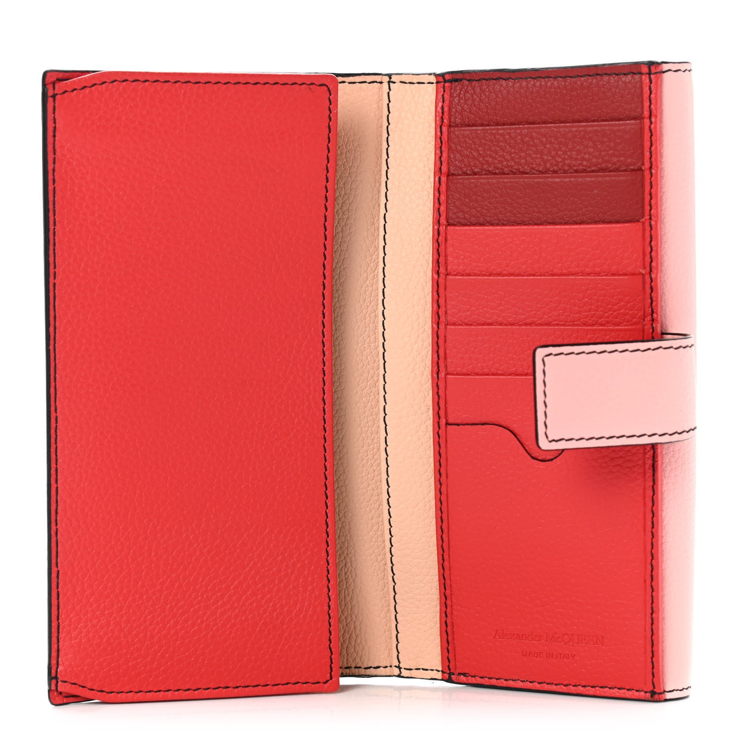 Alexander McQueen Calfskin Skull Continental Wallet Light Pink 5 of 11