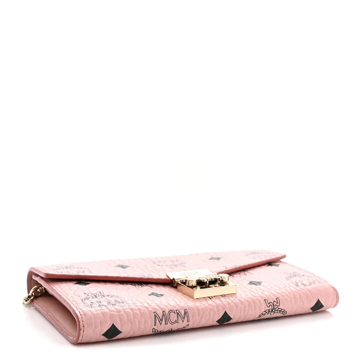 Visetos Large Patricia Wallet On Chain Soft Pink