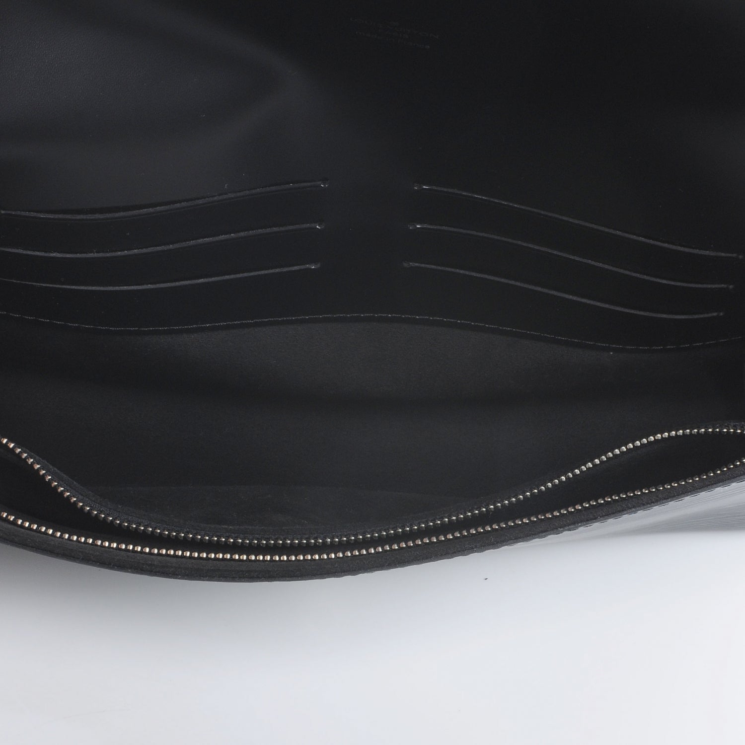 Louis Vuitton Epi Sevigne Clutch Black 7 of 8