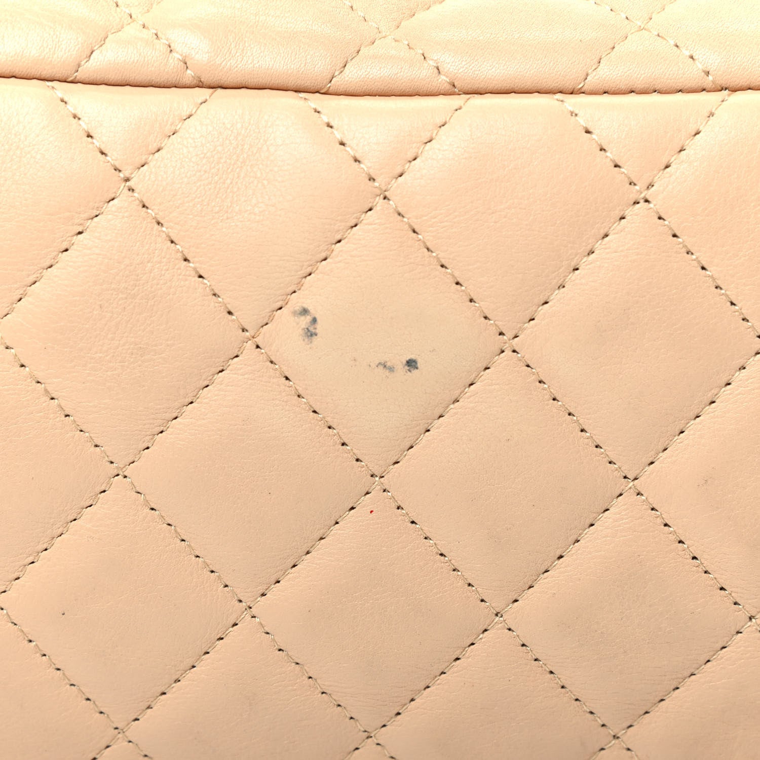 Chanel Calfskin Quilted Large Cambon Bowler Beige Black 10 of 13
