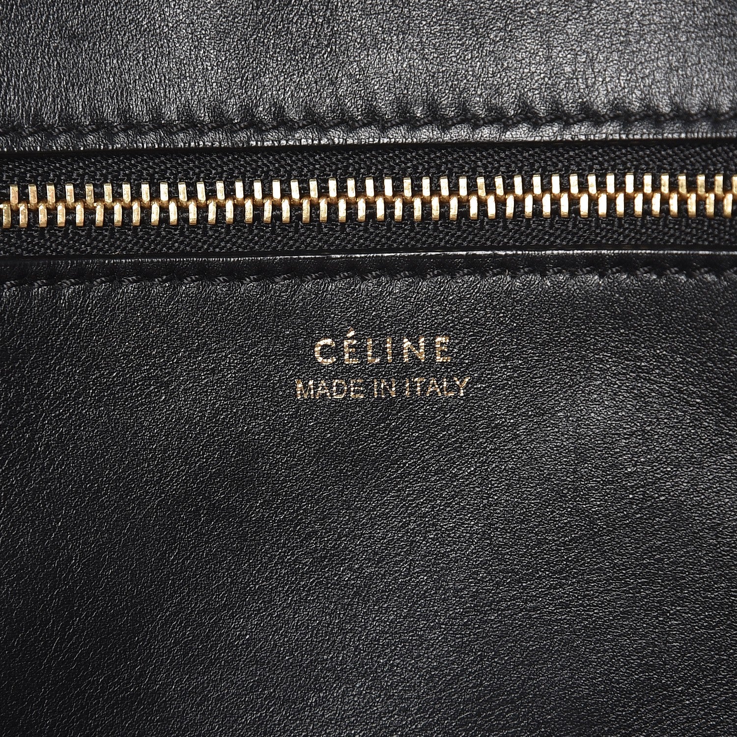 Celine Smooth Calfskin Large Tie Knot Tote Black 8 of 16