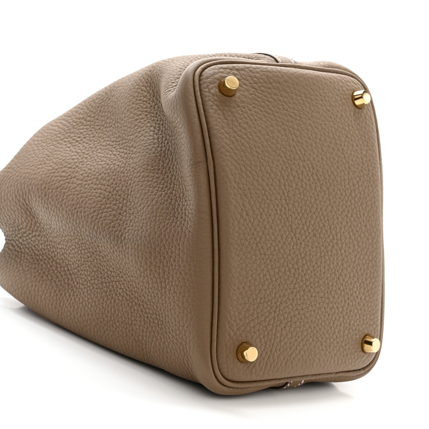 Hermes Taurillon Clemence Picotin Lock 18 PM Etoupe 9 of 10