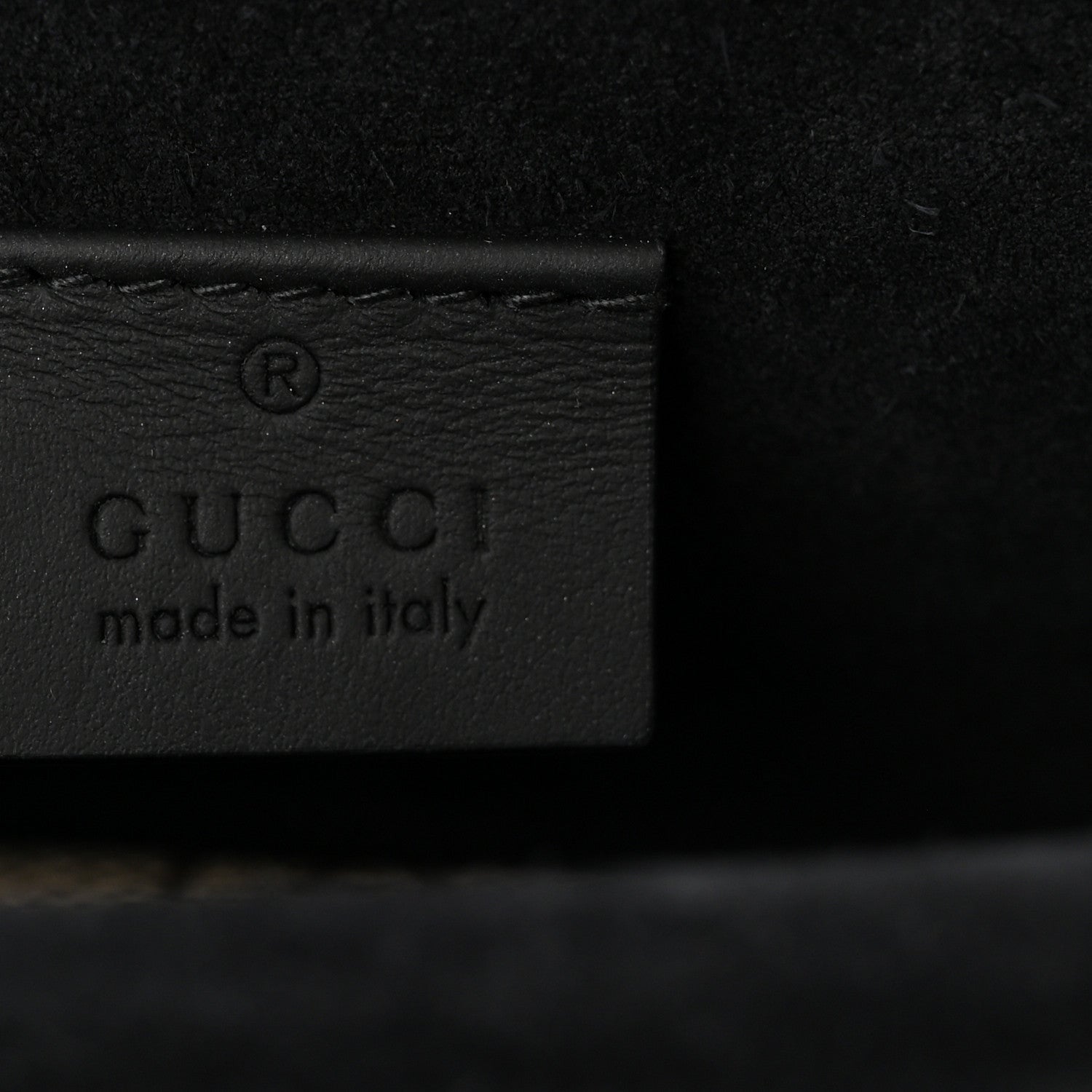Gucci GG Supreme Monogram Suede Crystal Small Dionysus Shoulder Bag Beige Ebony Black 6 of 10