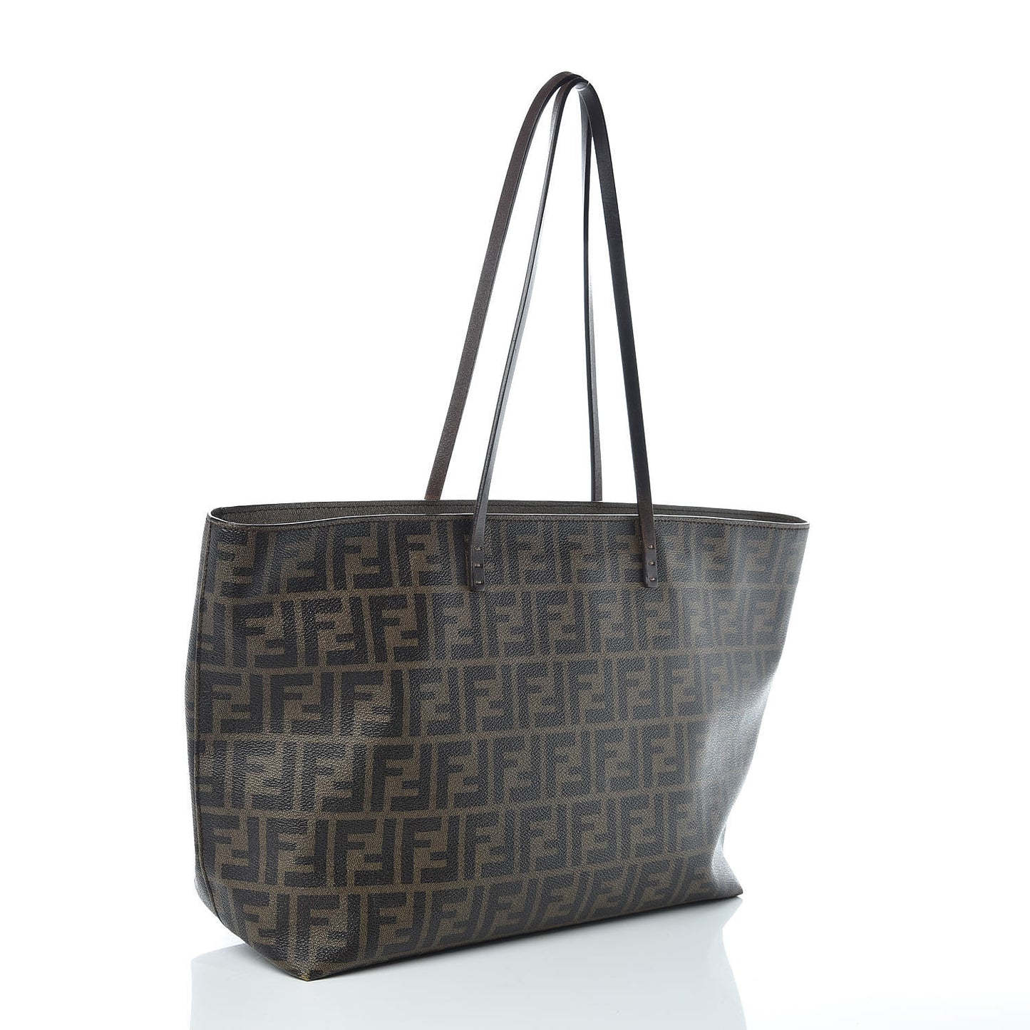 Zucca Spalmati Medium Roll Tote Tobacco Moro