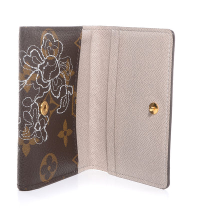 Louis Vuitton Monogram Dentelle Ludlow Wallet Silver 5 of 7