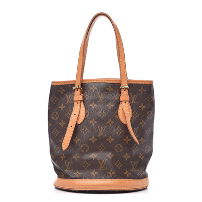 Louis Vuitton Monogram Petit Bucket 23 1 of 14