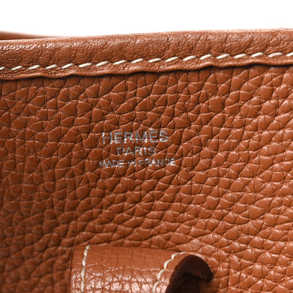 Hermes Taurillon Clemence Evelyne III PM Gold 6 of 11