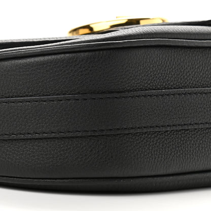 Louis Vuitton Grained Calfskin LV Pont 9 Soft MM Black 8 of 9