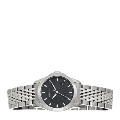 Gucci Stainless Steel 27mm G-Timeless Quartz Watch Black 2 of 4