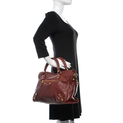 Balenciaga Agneau Giant 12 Gold Hardware City Rouge Cerise 3 of 10