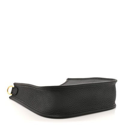 Hermes Taurillon Clemence Evelyne TPM Black 3 of 10