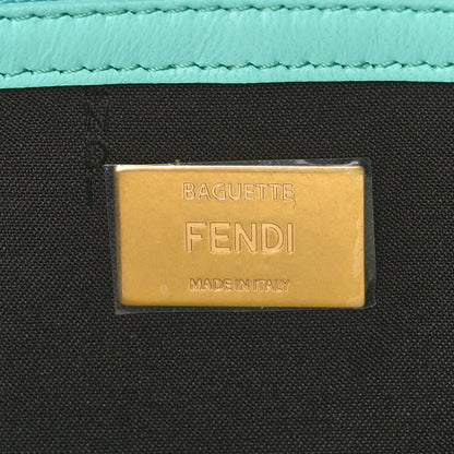 Fendi Nappa FF 1974 Embossed Baguette Tiffany 6 of 8