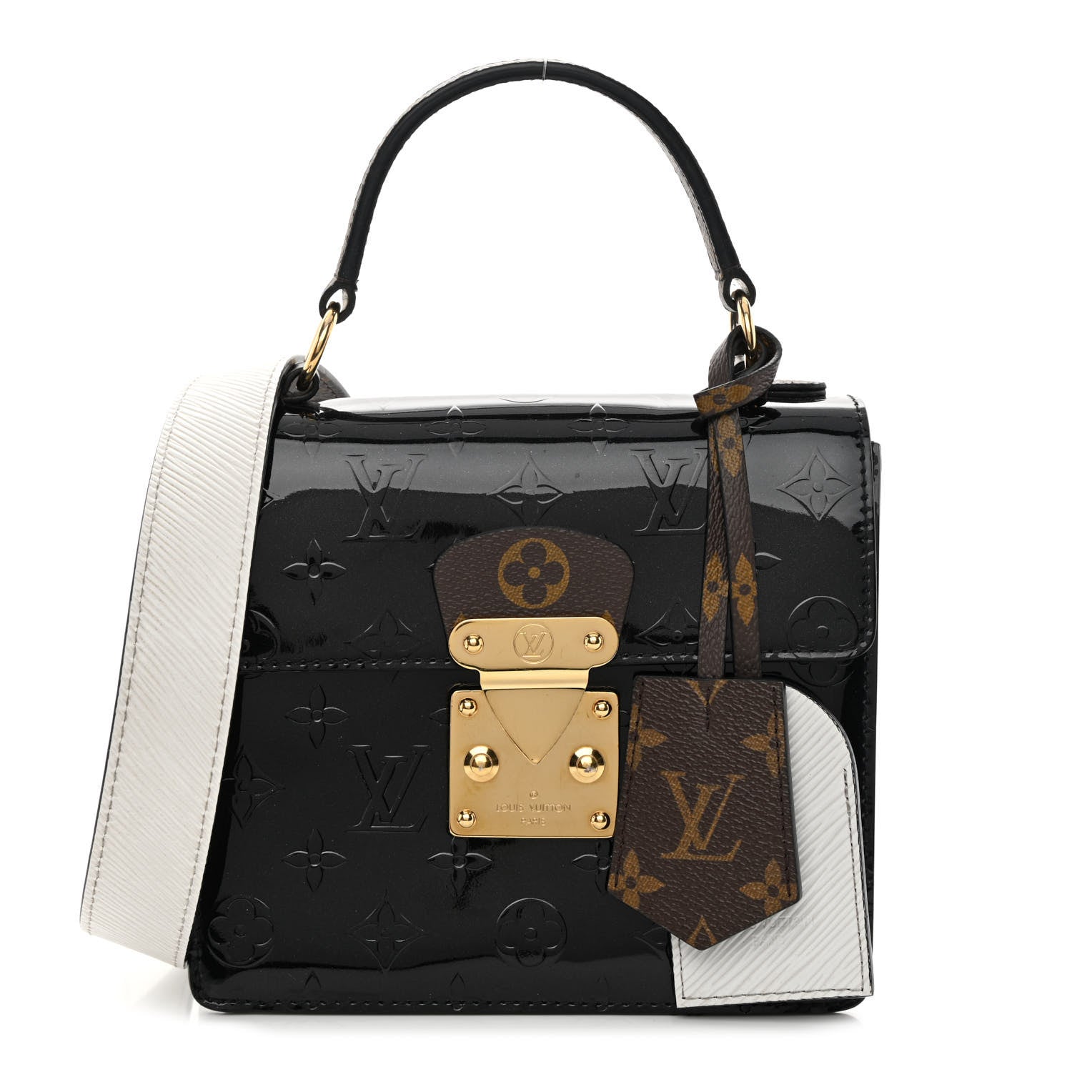 Louis Vuitton Vernis Epi Monogram Spring Street Black 1 of 17