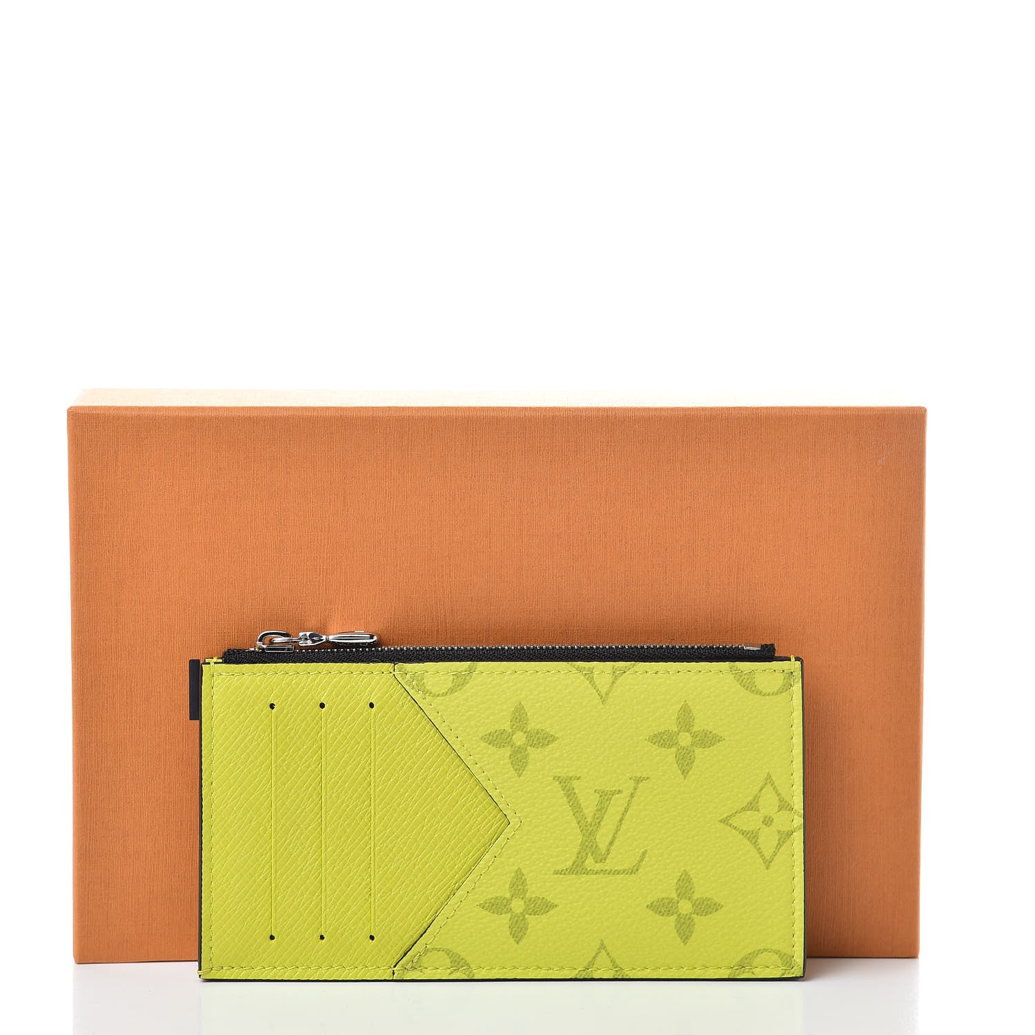 Louis Vuitton Monogram Taiga Coin Card Holder Yellow 8 of 8