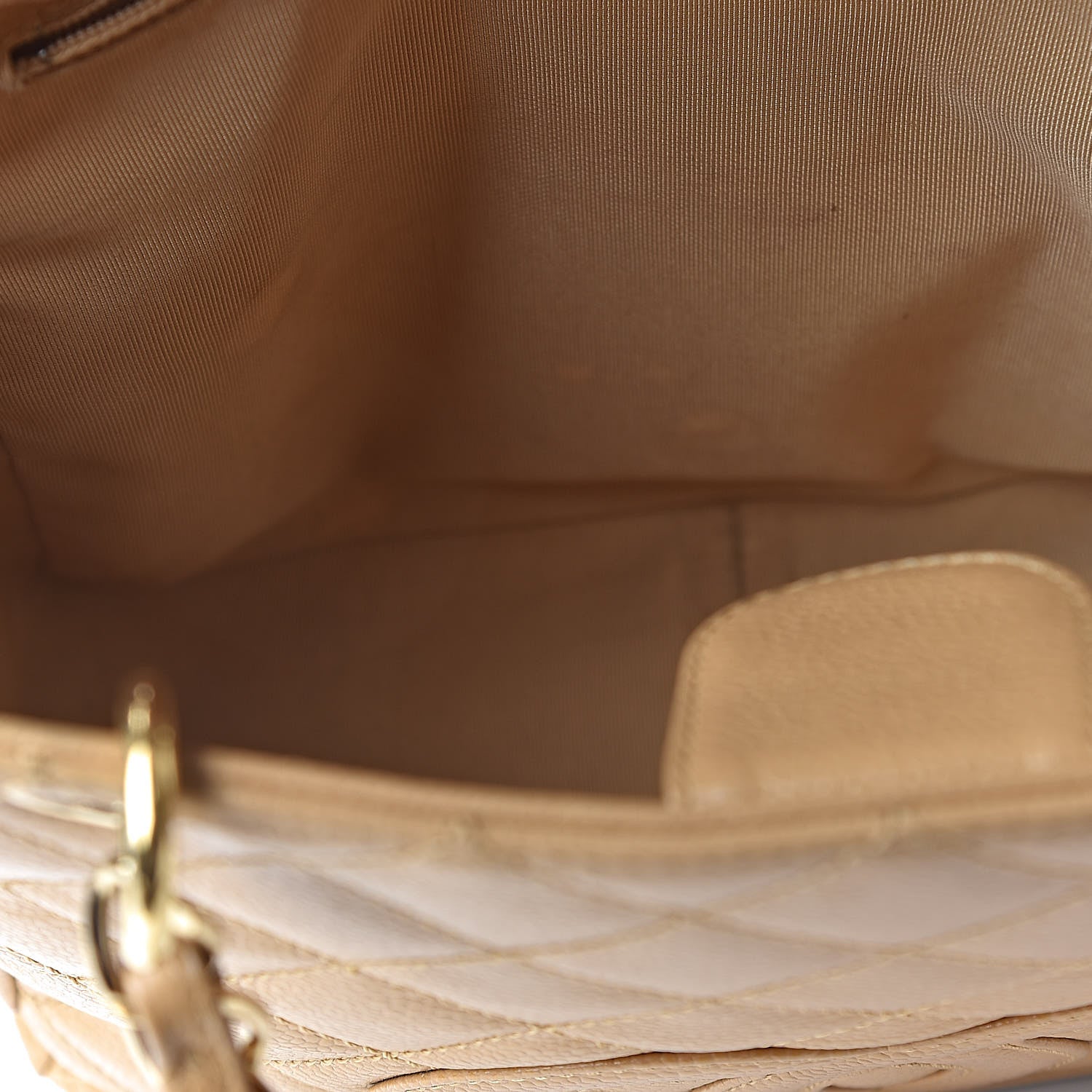 Chanel Caviar Quilted Petit Shopping Tote PST Beige 10 of 20