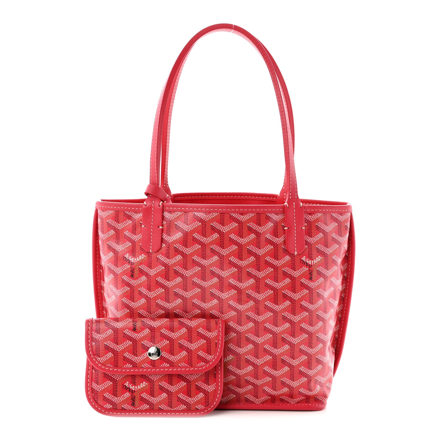 Goyardine Le Jardin Reversible Mini Anjou Fuchsia