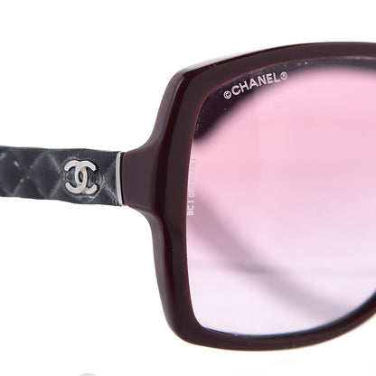 Chanel Lambskin Square Chain Sunglasses 5289-Q Red 8 of 10