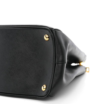 Prada Saffiano Medium Galleria Double Zip Tote Black 13 of 14