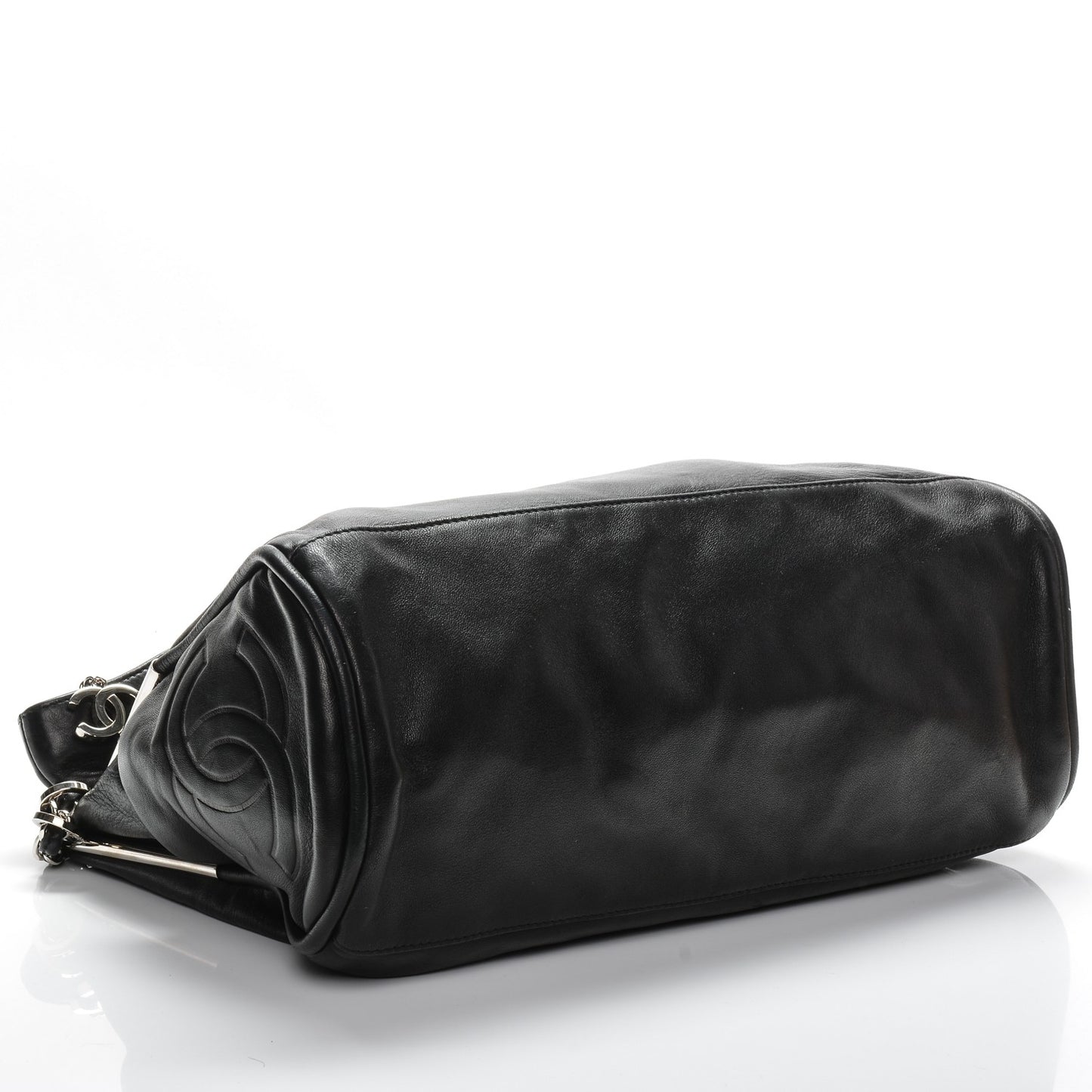 Lambskin Large Ultimate Soft Tote Black