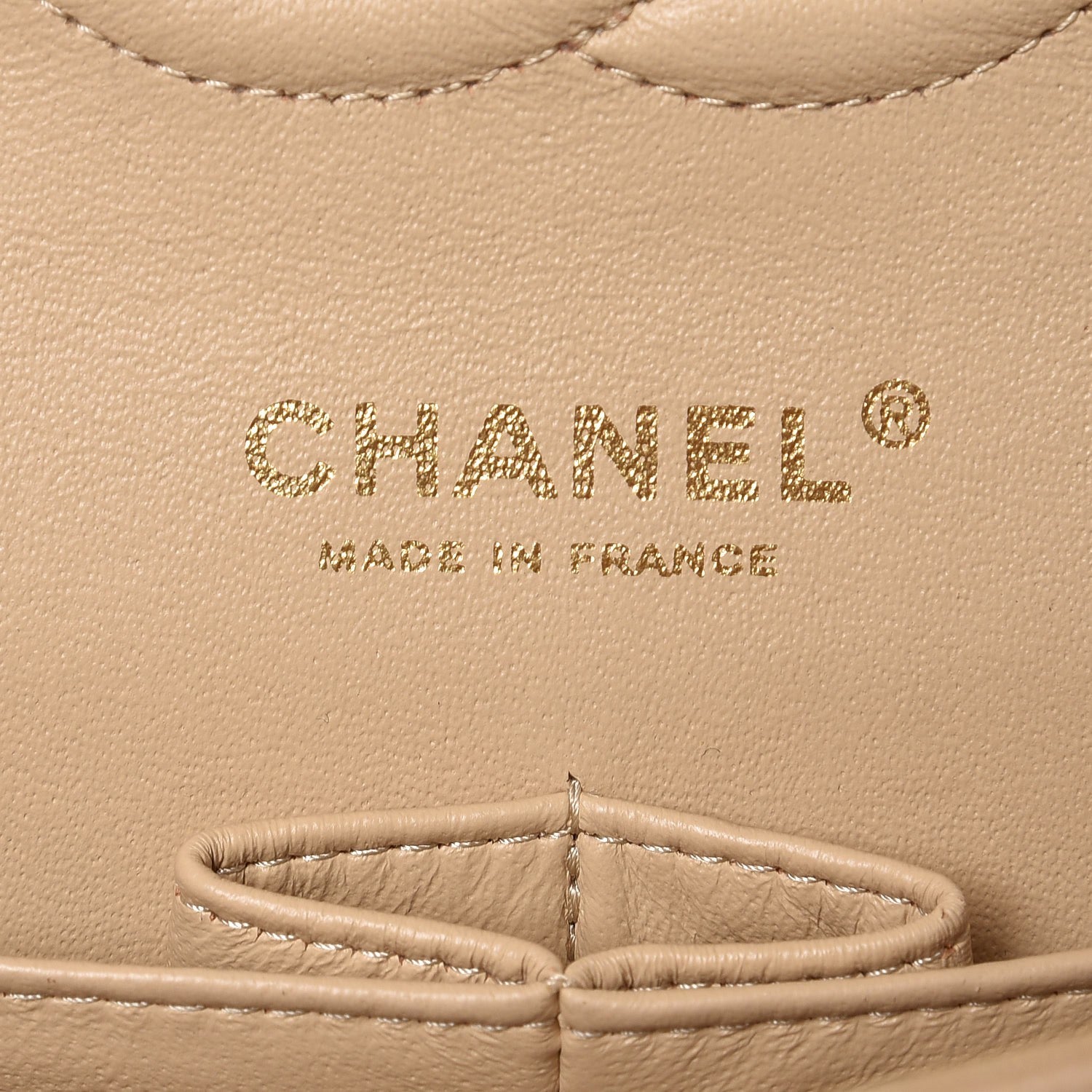 Chanel Caviar Quilted Medium Double Flap Beige Clair 6 of 8