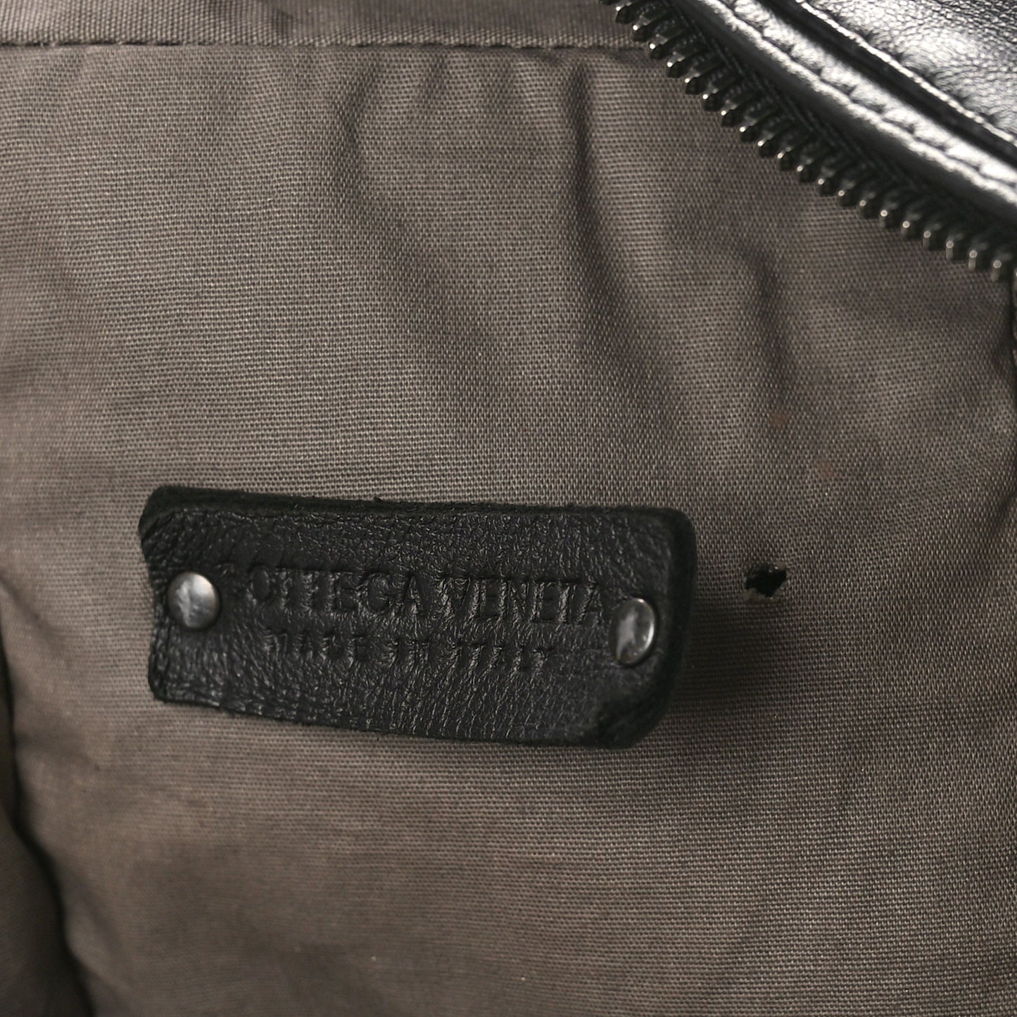 Smooth Calfskin Intrecciato Backpack Black