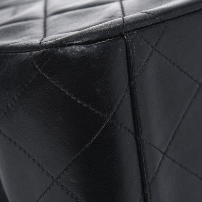 Chanel Lambskin Quilted XL Jumbo Single Flap Black 10 of 15