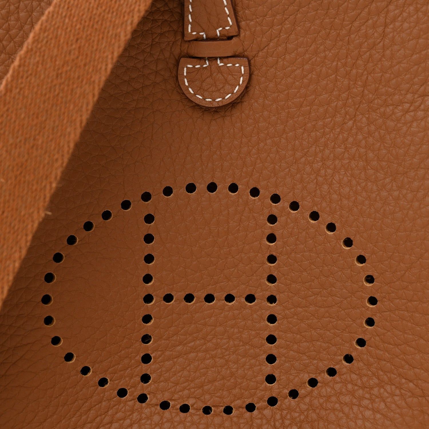 Hermes Taurillon Clemence Evelyne TPM Gold 8 of 10
