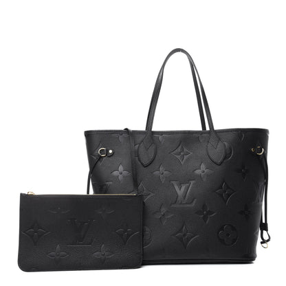 Louis Vuitton Empreinte Monogram Giant Neverfull MM Black 1 of 11