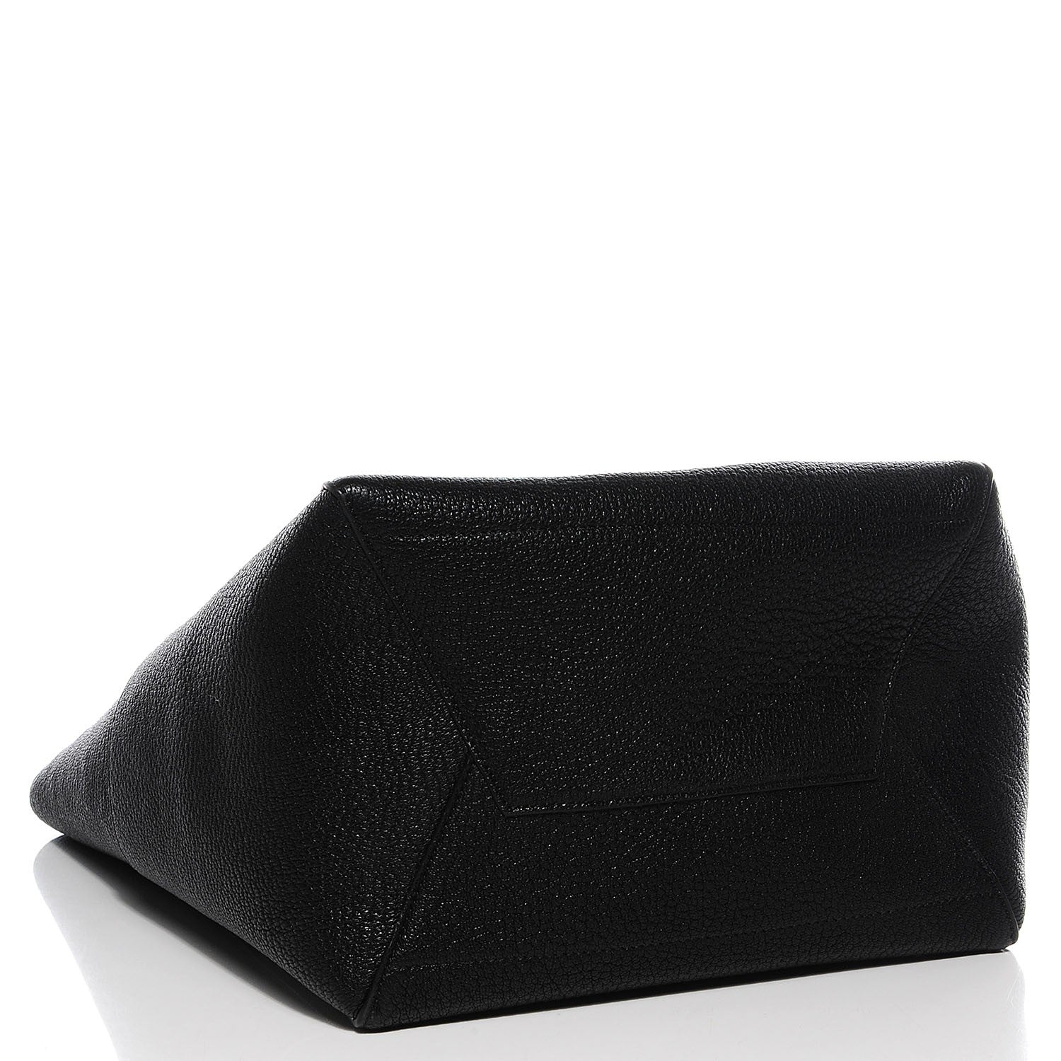Celine Goatskin Sangle Bucket Bag Black 4 of 8