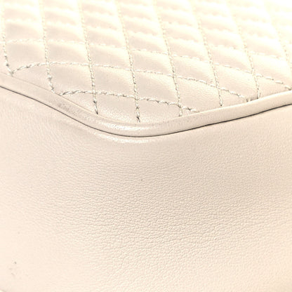 Saint Laurent Lambskin Quilted Victoire Camera Bag Blanc Vintage 13 of 15