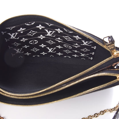 Louis Vuitton Monogram Giant Jungle Pochette Double Zip Black 5 of 10