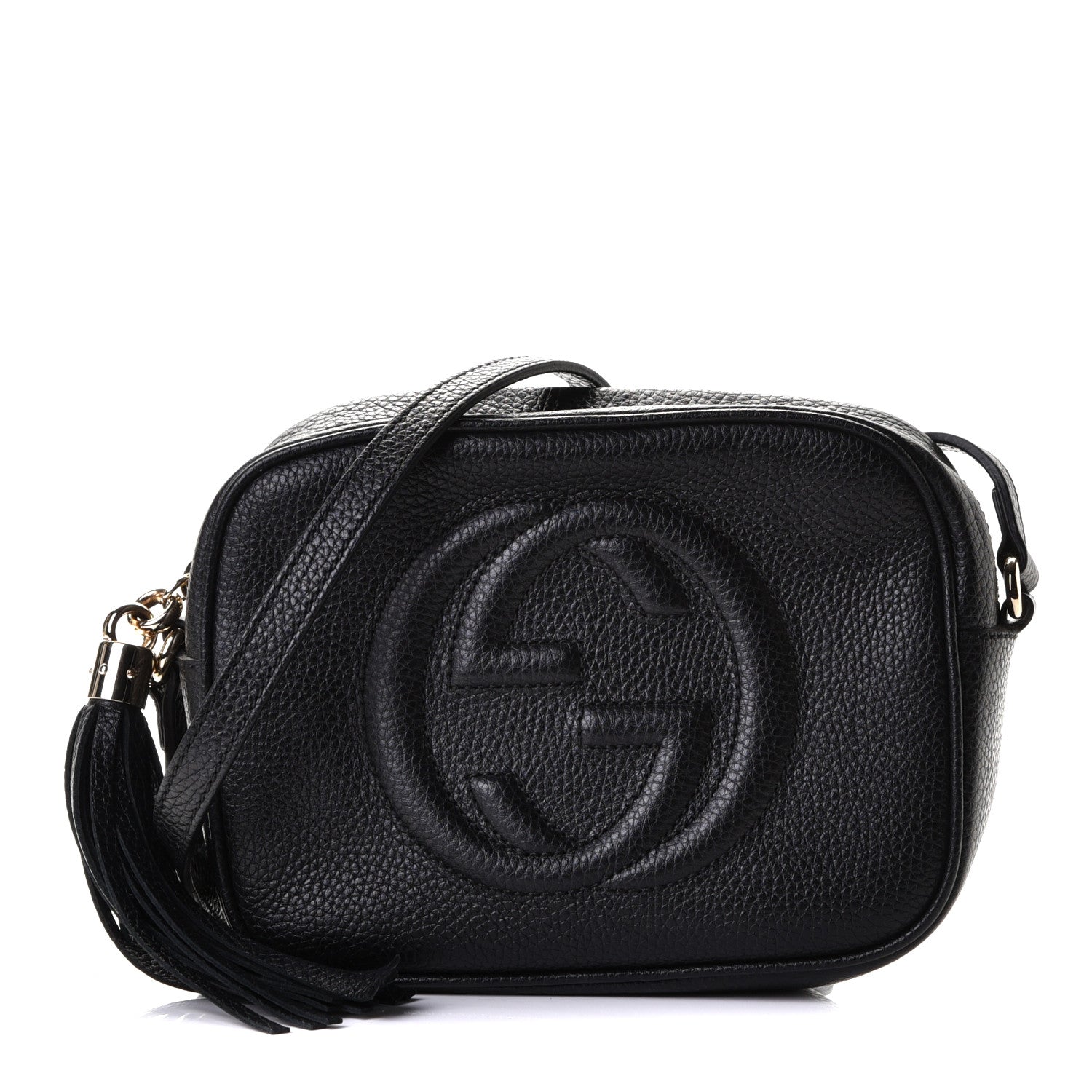 Gucci Pebbled Calfskin Small Soho Disco Bag Black 1 of 5
