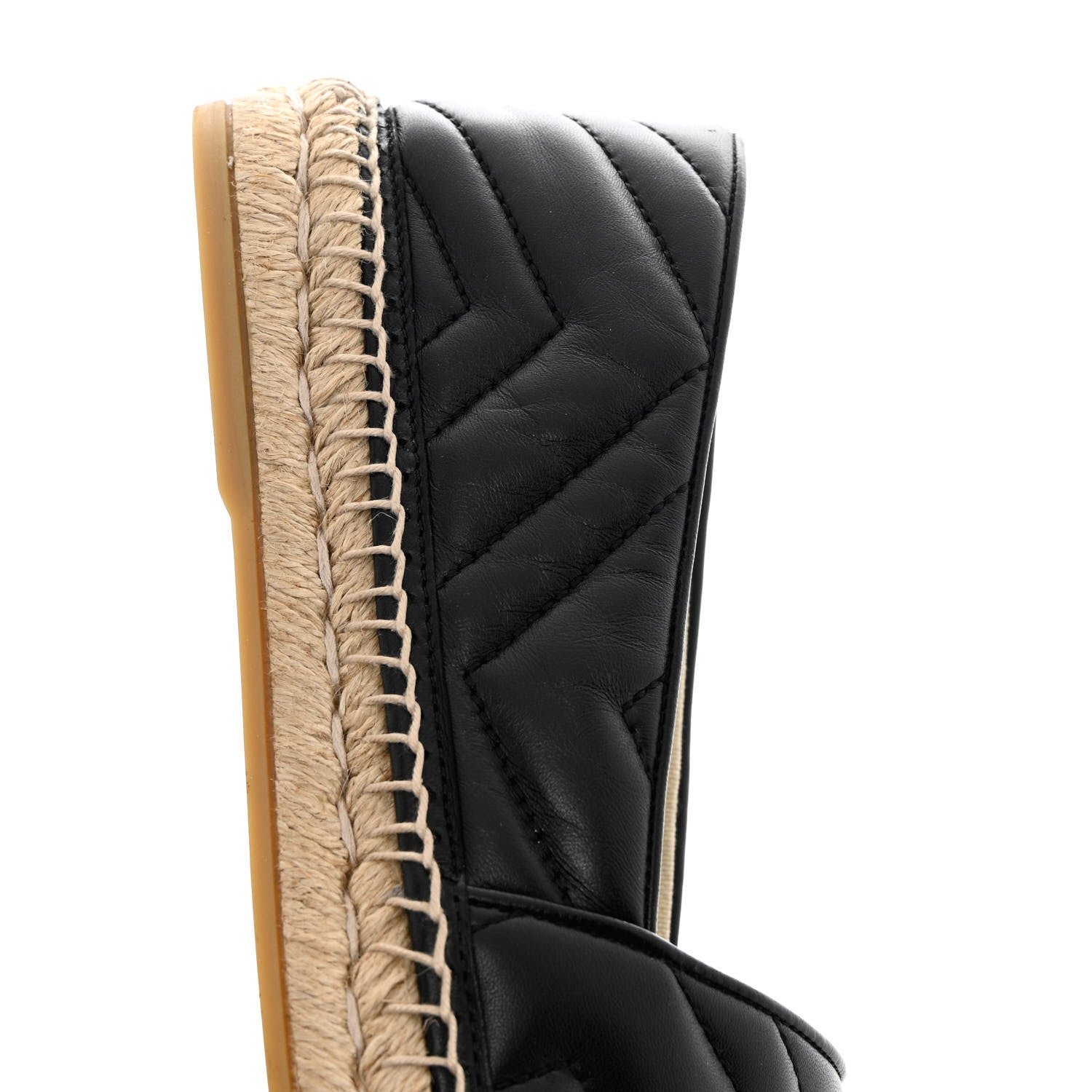 Gucci Nappa Matelasse GG Marmont Espadrilles 40.5 Black 10 of 13