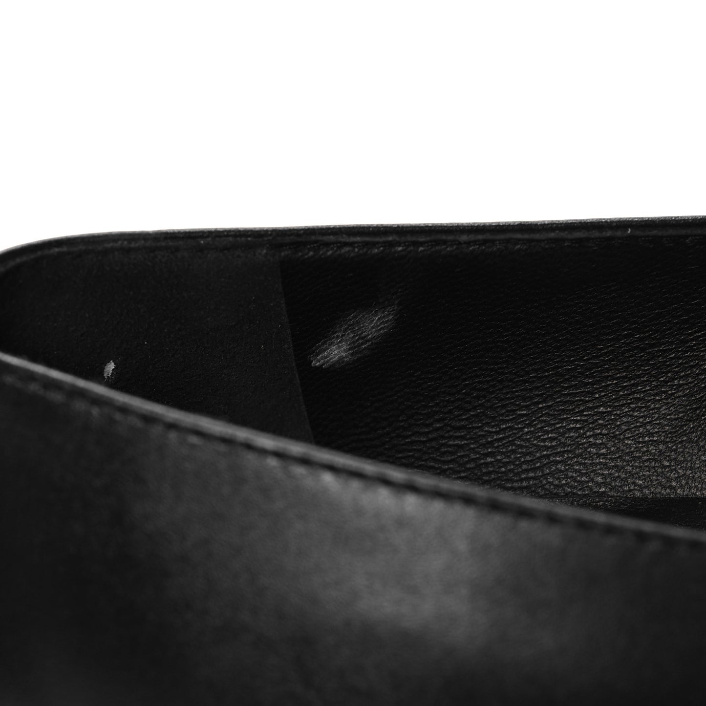 Calfskin Patent Mary Janes Flats 36.5 Black