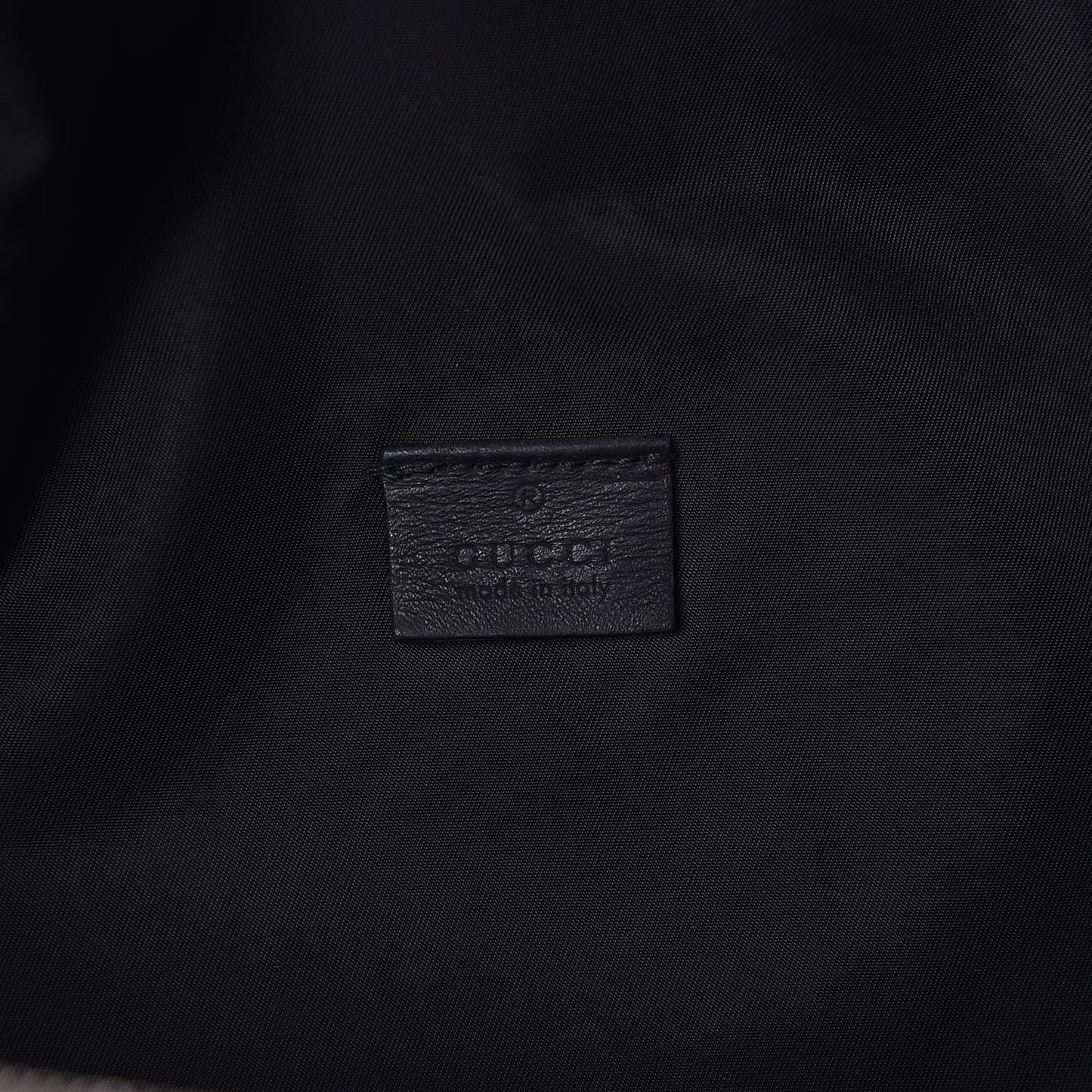 Guccissima Web Belt Bag Black