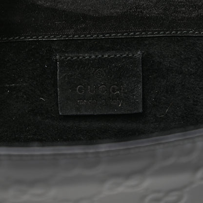 Gucci Patent Microguccissima Small Broadway Clutch Black 6 of 8