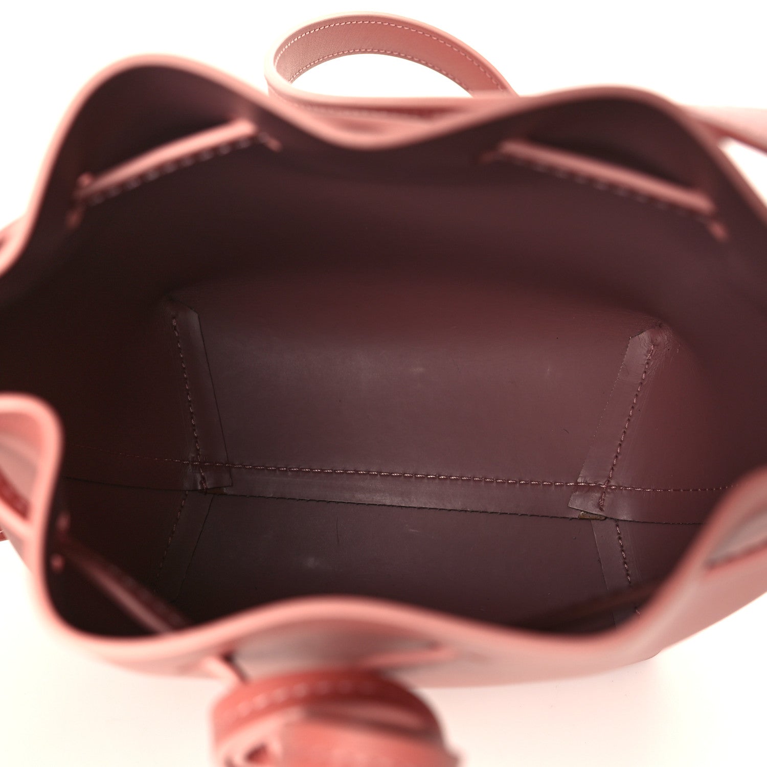 Mansur Gavriel Calfskin Mini Bucket Bag Blush 5 of 9