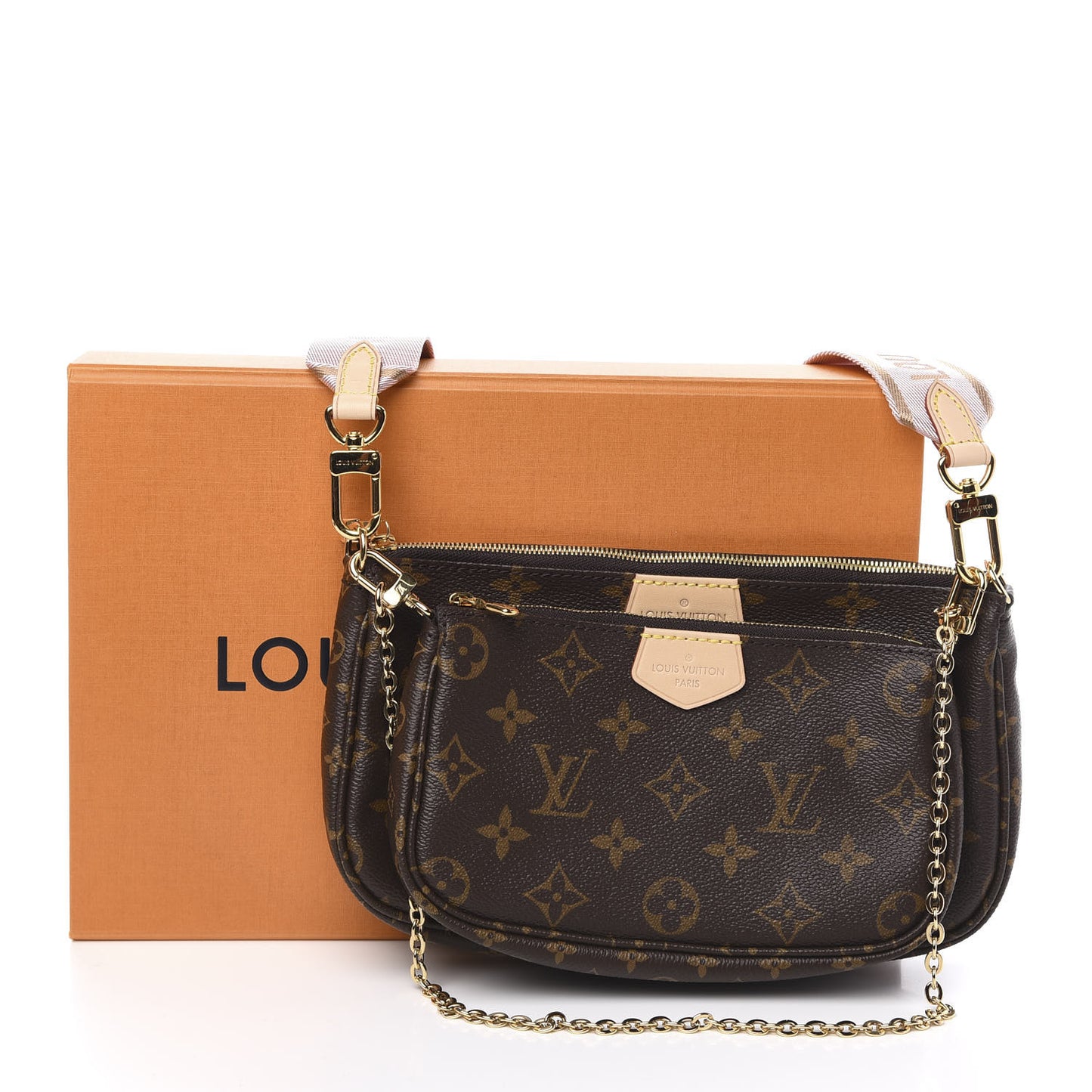 Monogram Multi Pochette Accessories Rose Clair