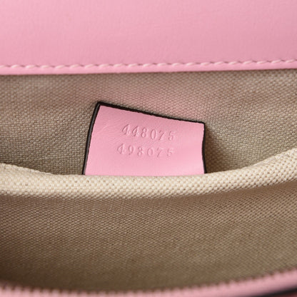 Gucci Moon Calfskin Web Medium Dionysus Bamboo Top Handle Bag Sugar Pink Blue Agata Hibiscus Red 7 of 7