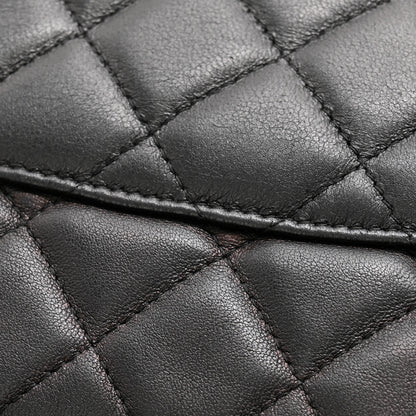 Chanel Lambskin Quilted Egyptian Amulet Zipped Pouch Black 11 of 11