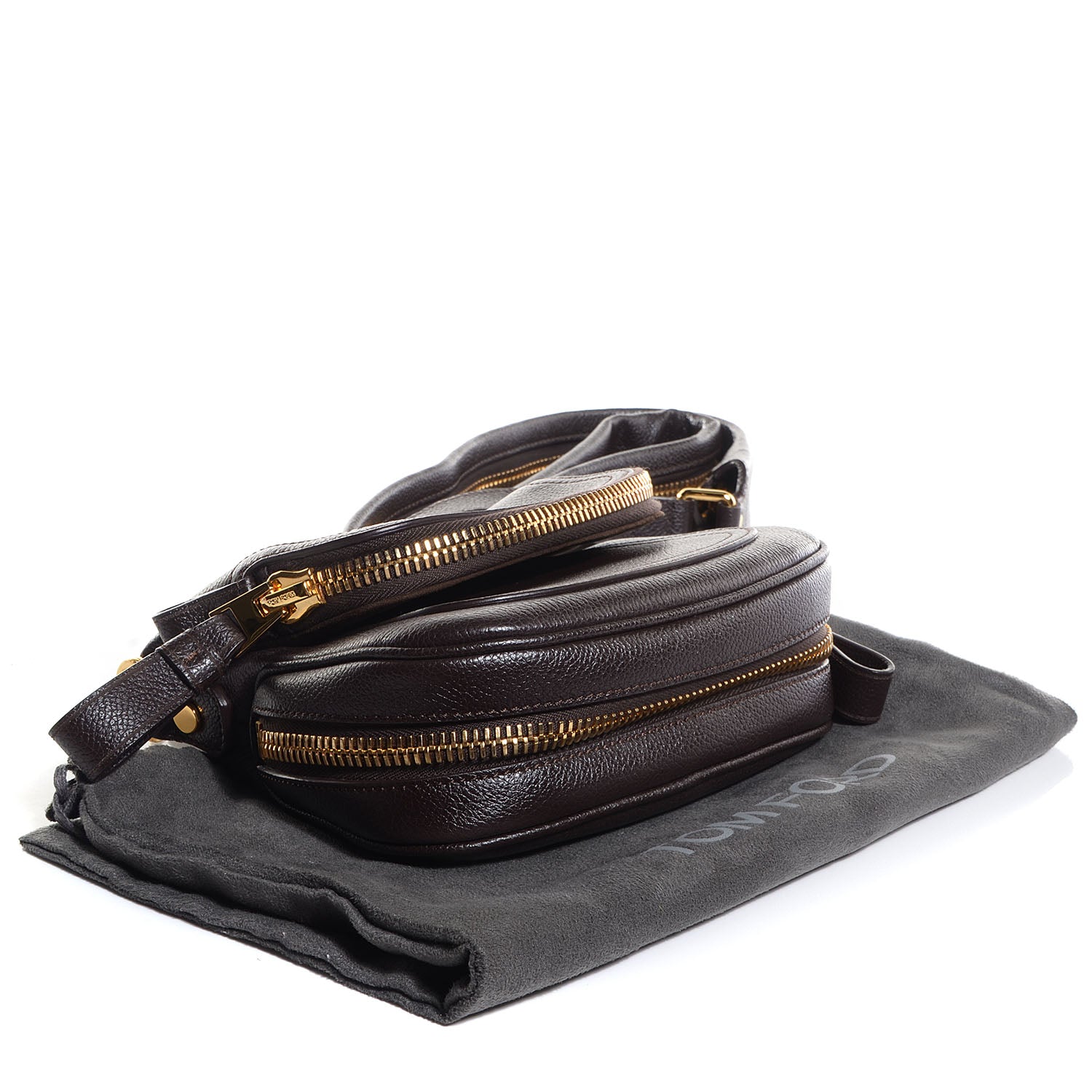 Tom Ford Calfskin Jennifer Mini Crossbody Bag Brown 4 of 8