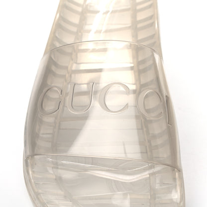 Gucci Rubber Mens Pursuit Slide Sandals 8 Transparent 7 of 7