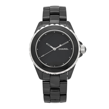 Chanel Stainless Steel Ceramic 38mm J12 Untitled Automatic Watch Black 1 of 5