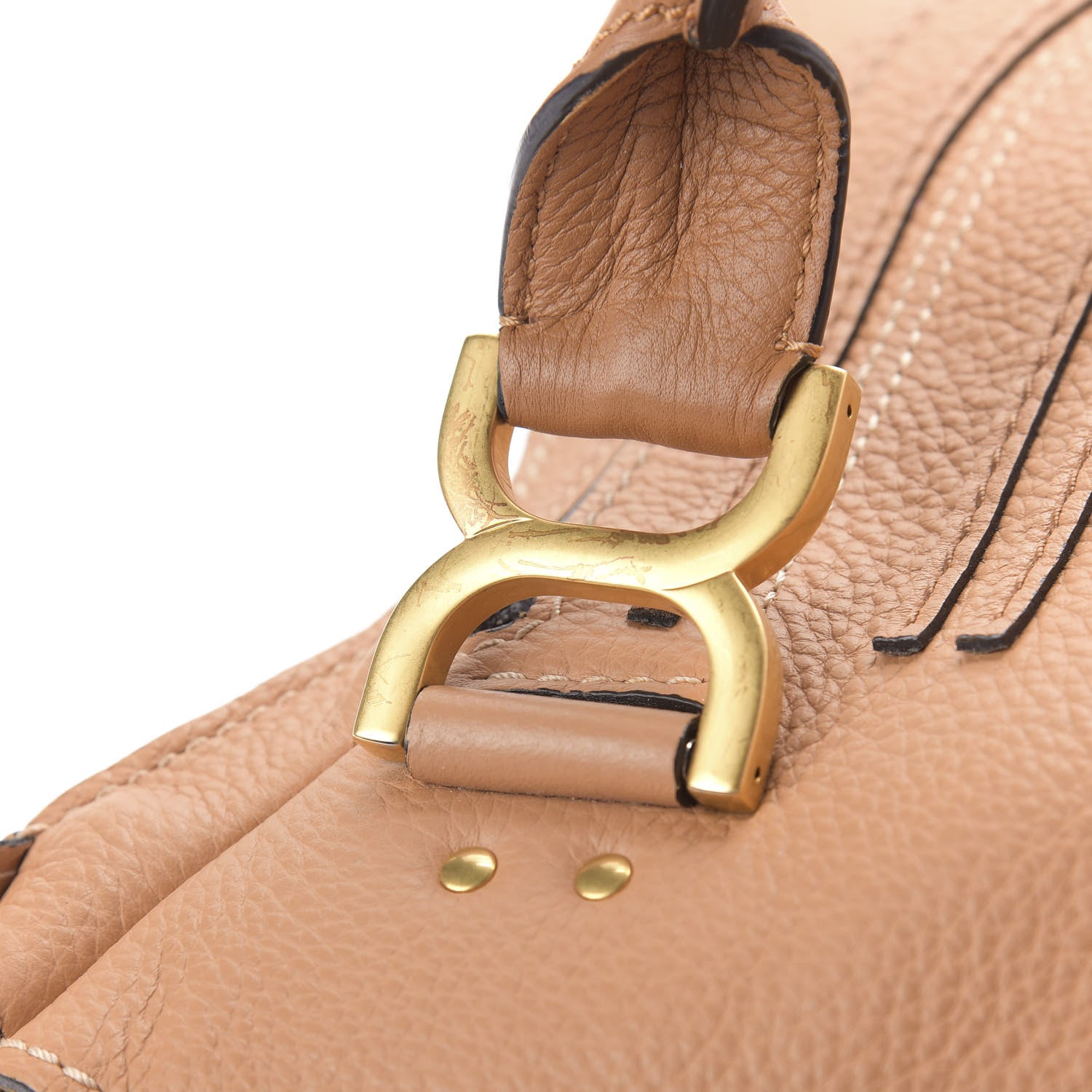 Chloe Calfskin Medium Marcie Satchel Nut 10 of 10