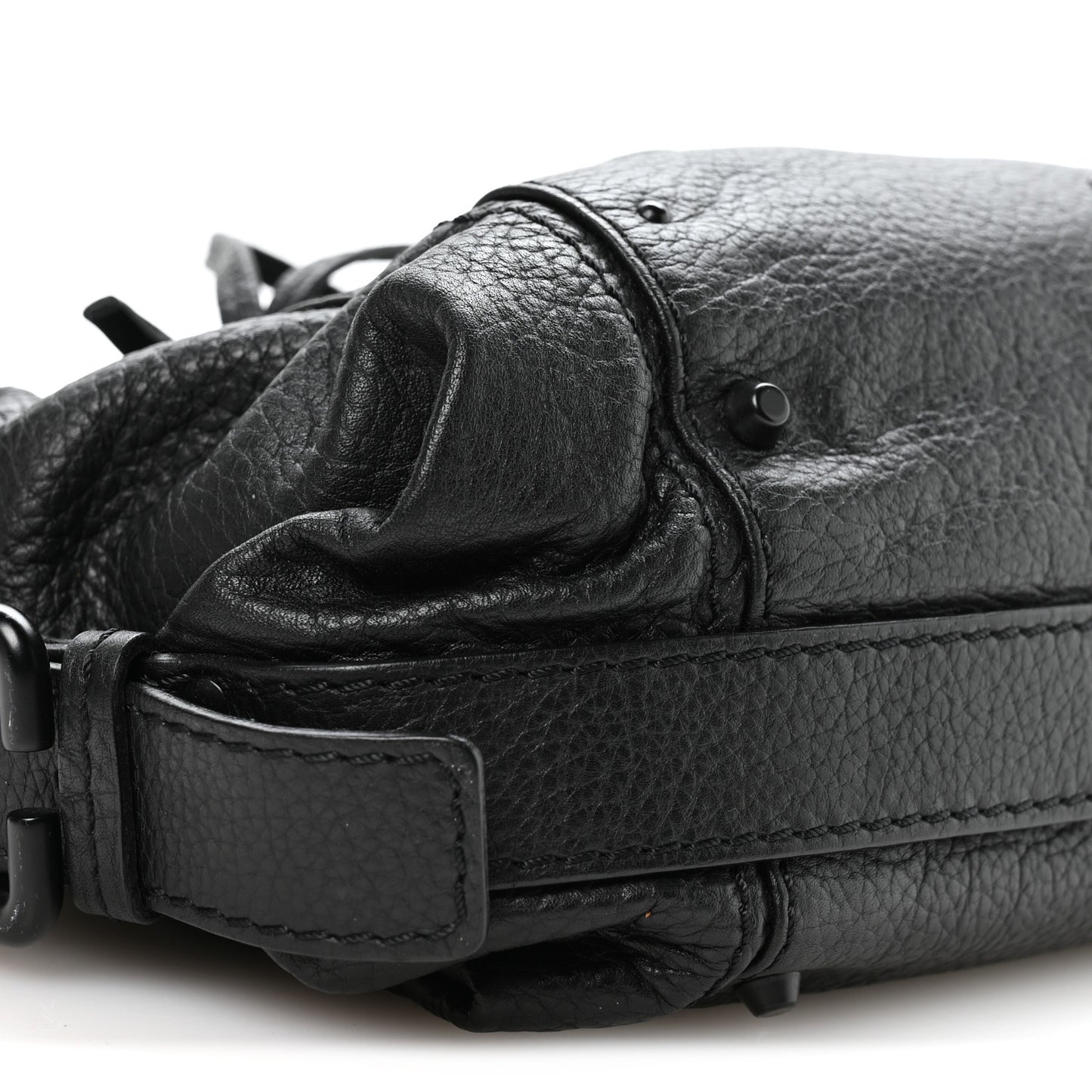 Calfskin Small Paddington Satchel So Black