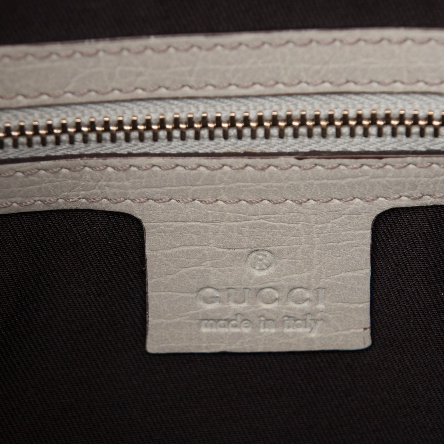 Monogram Medium Horsebit Chain Hobo Off White