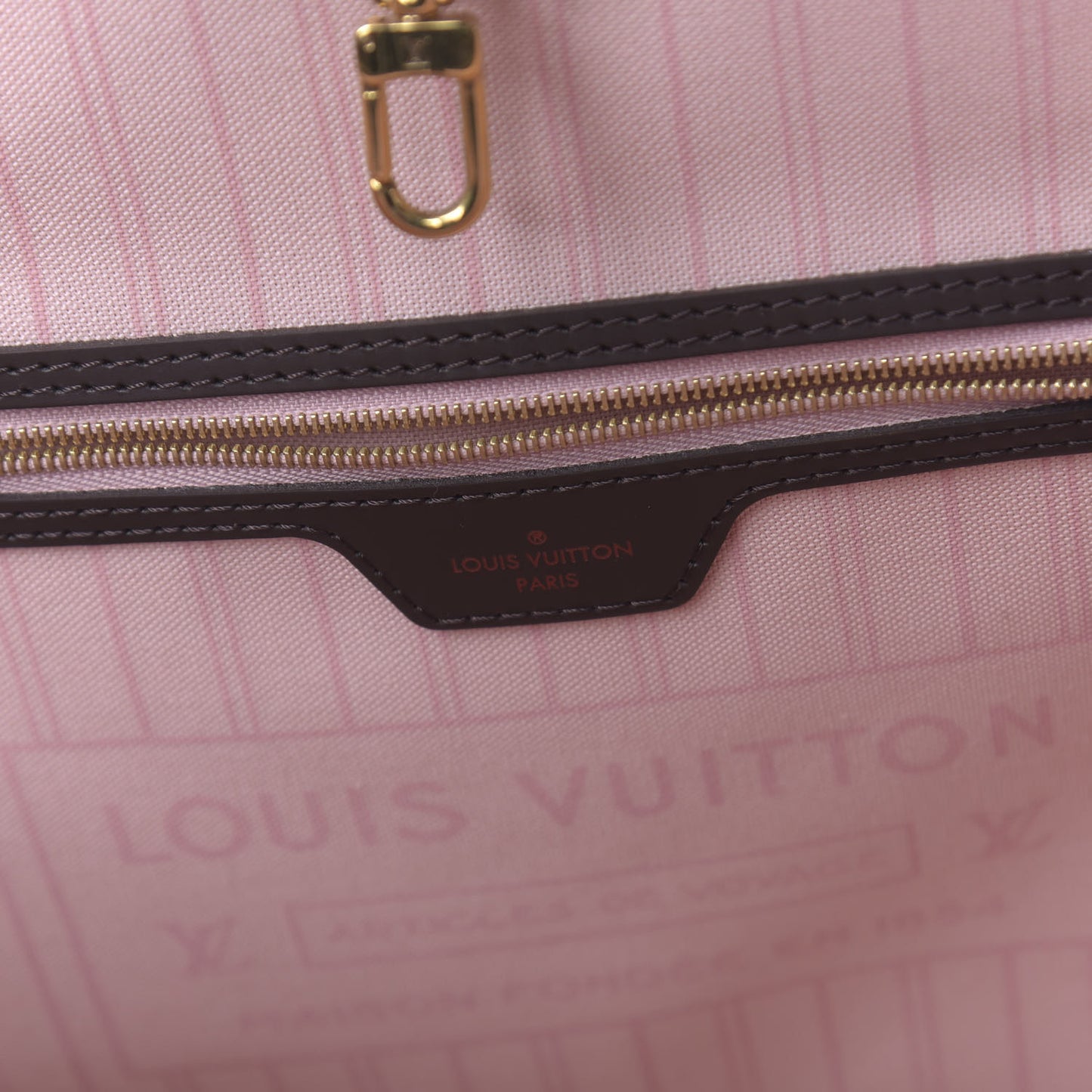 Damier Ebene Neo Neverfull MM Rose Ballerine