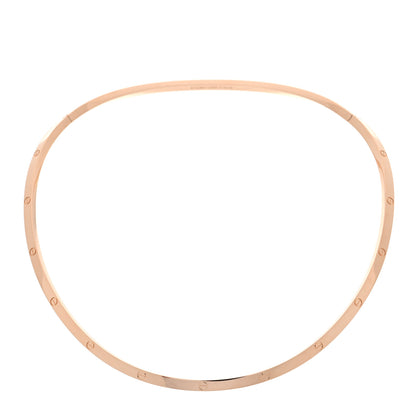 Cartier 18K Pink Gold Love Torque Necklace 1 of 5